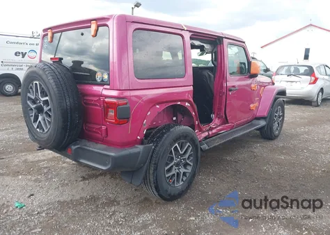 2024 Jeep Wrangler 4-Door Sahara 4X4 from USA, damaged, VIN 1C4PJXEG4RW330356